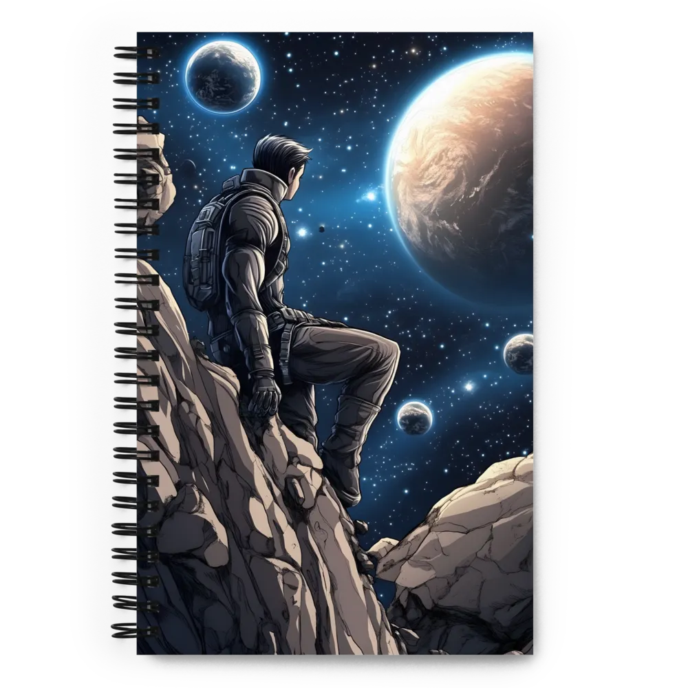 Gazing Into the Cosmos | Spiral Notebook