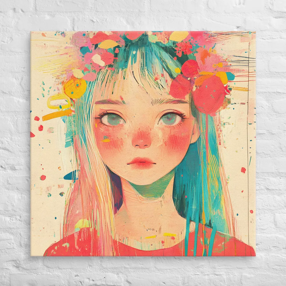 Whimsical Blossom | Canvas | 37″×37″