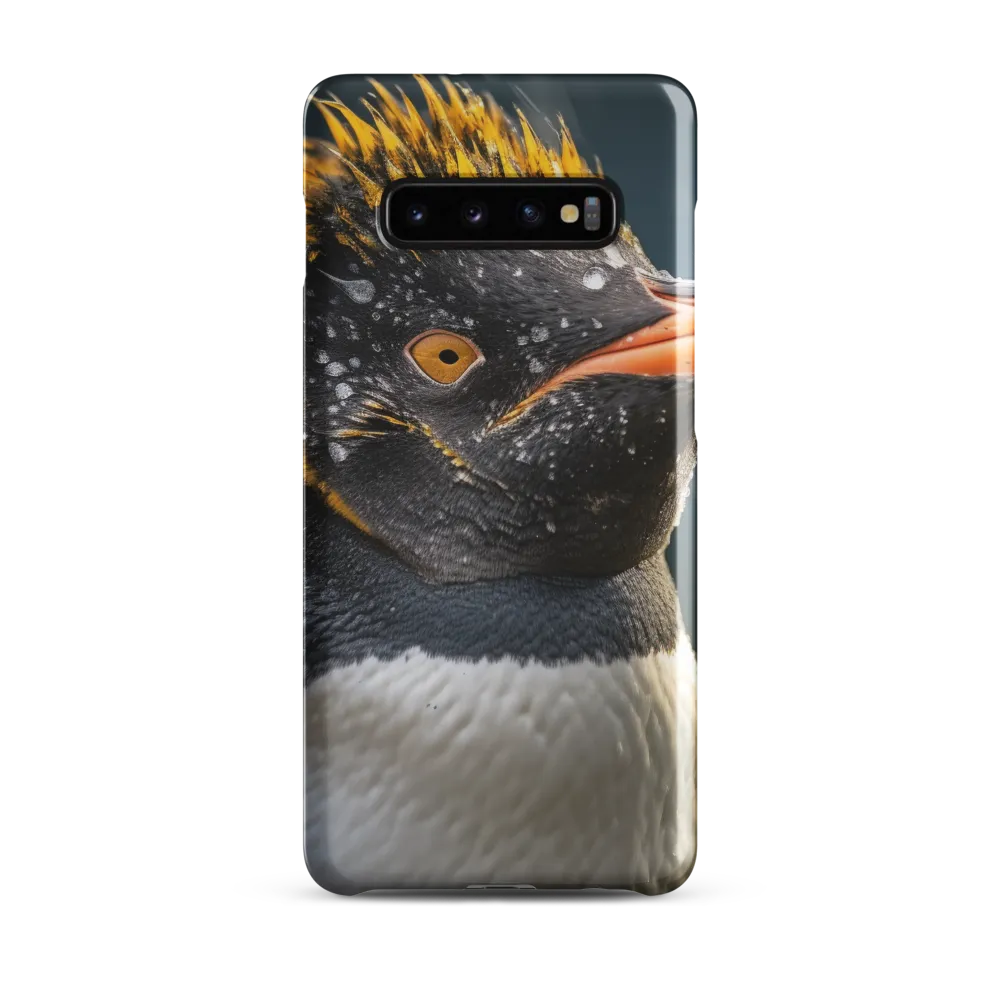 Silent Majesty: A Portrait of the Penguin | Phone Case |  S10 Plus | Snap Case | Glossy