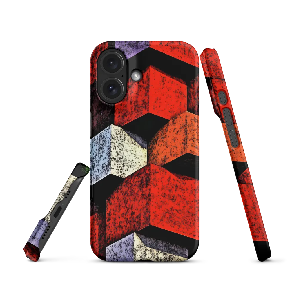 Stacked Cubes — Red Facade Study