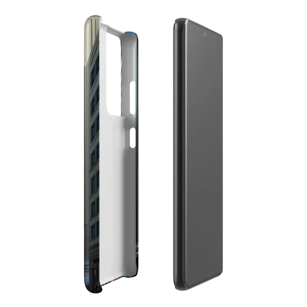 Futuristic Stroll through the Urban Skyline