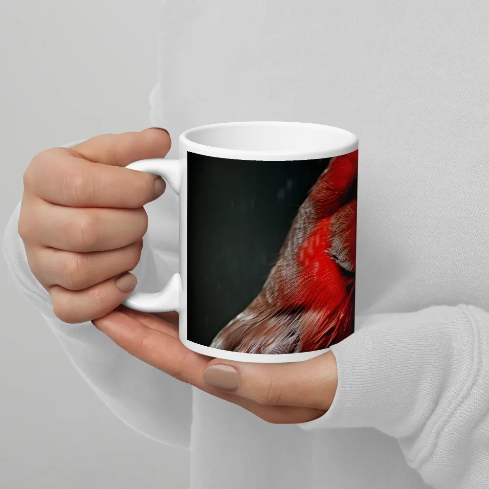 The Bold Cardinal | Mug with White inside | 11 oz