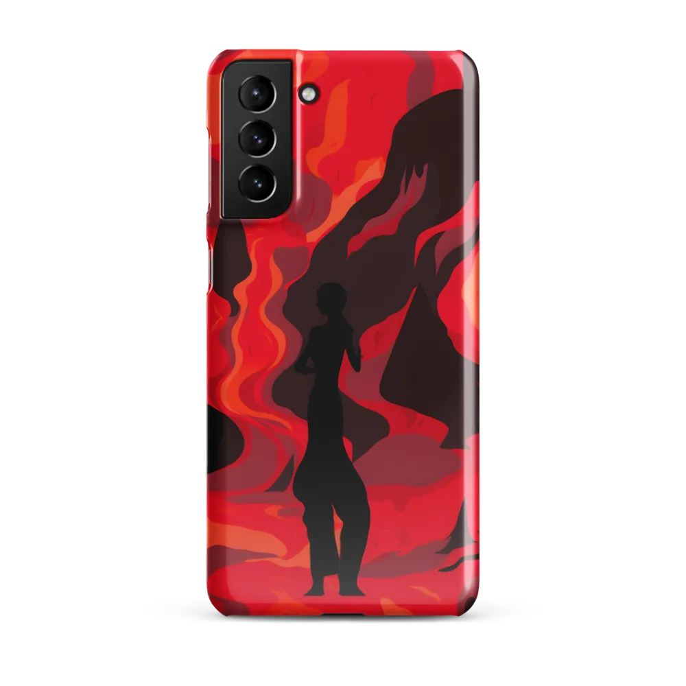 Inferno's Embrace | Phone Case |  S21 Plus | Snap Case | Glossy