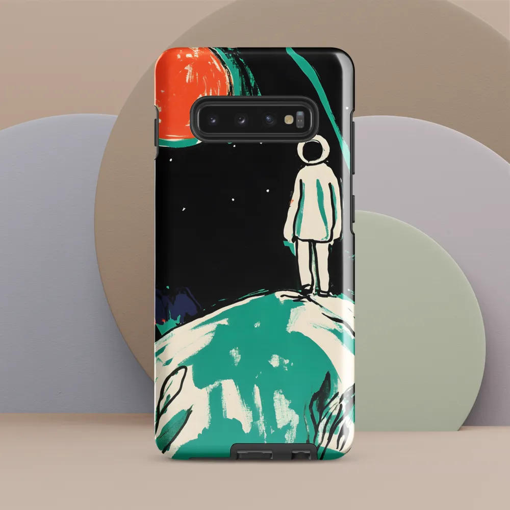 Solitary Explorations in the Cosmos | Phone Case |  S10 Plus | Tough Case | Glossy