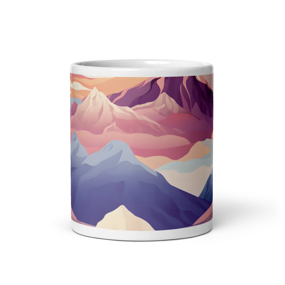 Ethereal Mountain Symphony | Mug with White inside | 11 oz