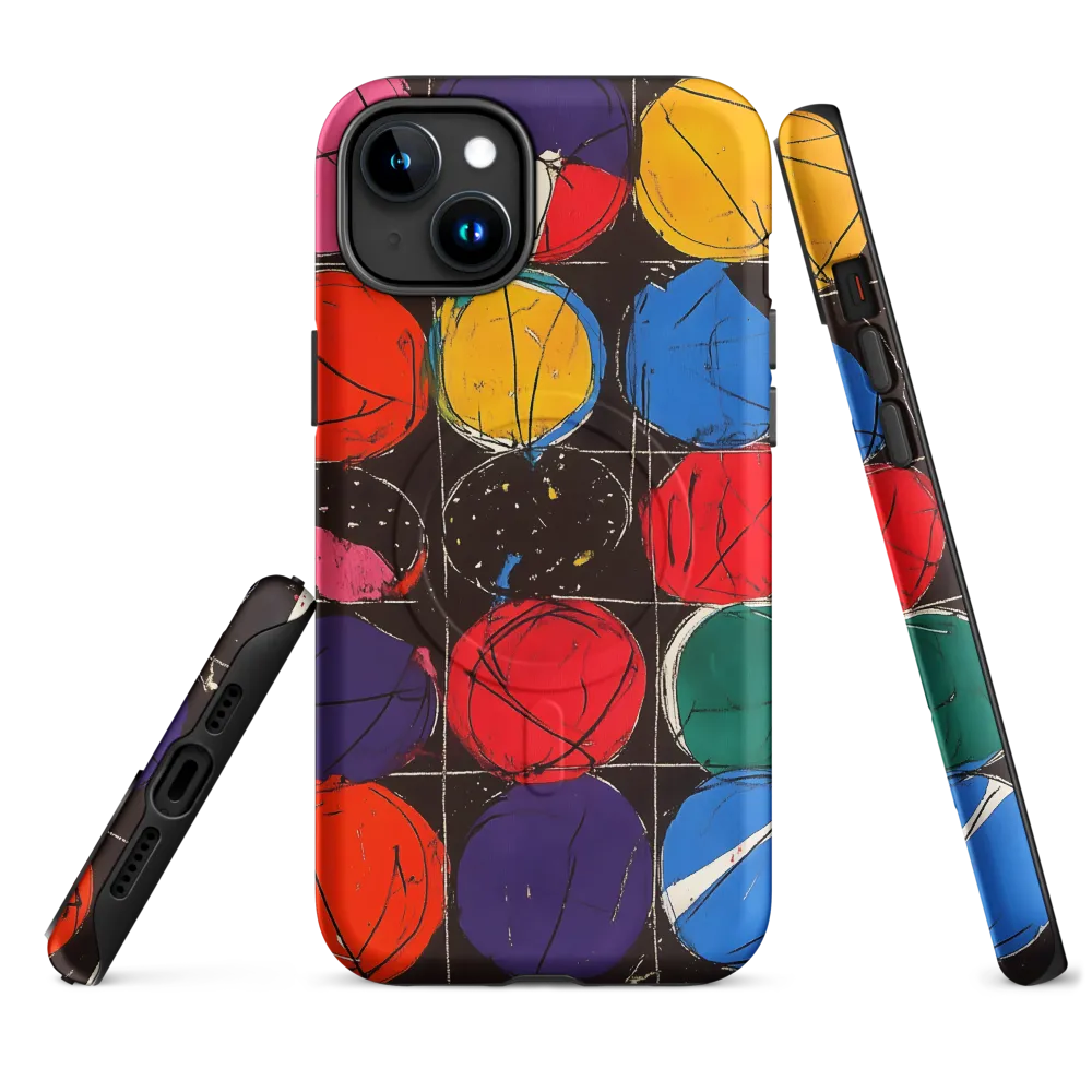 Colorful Circles in Abstract Harmony
