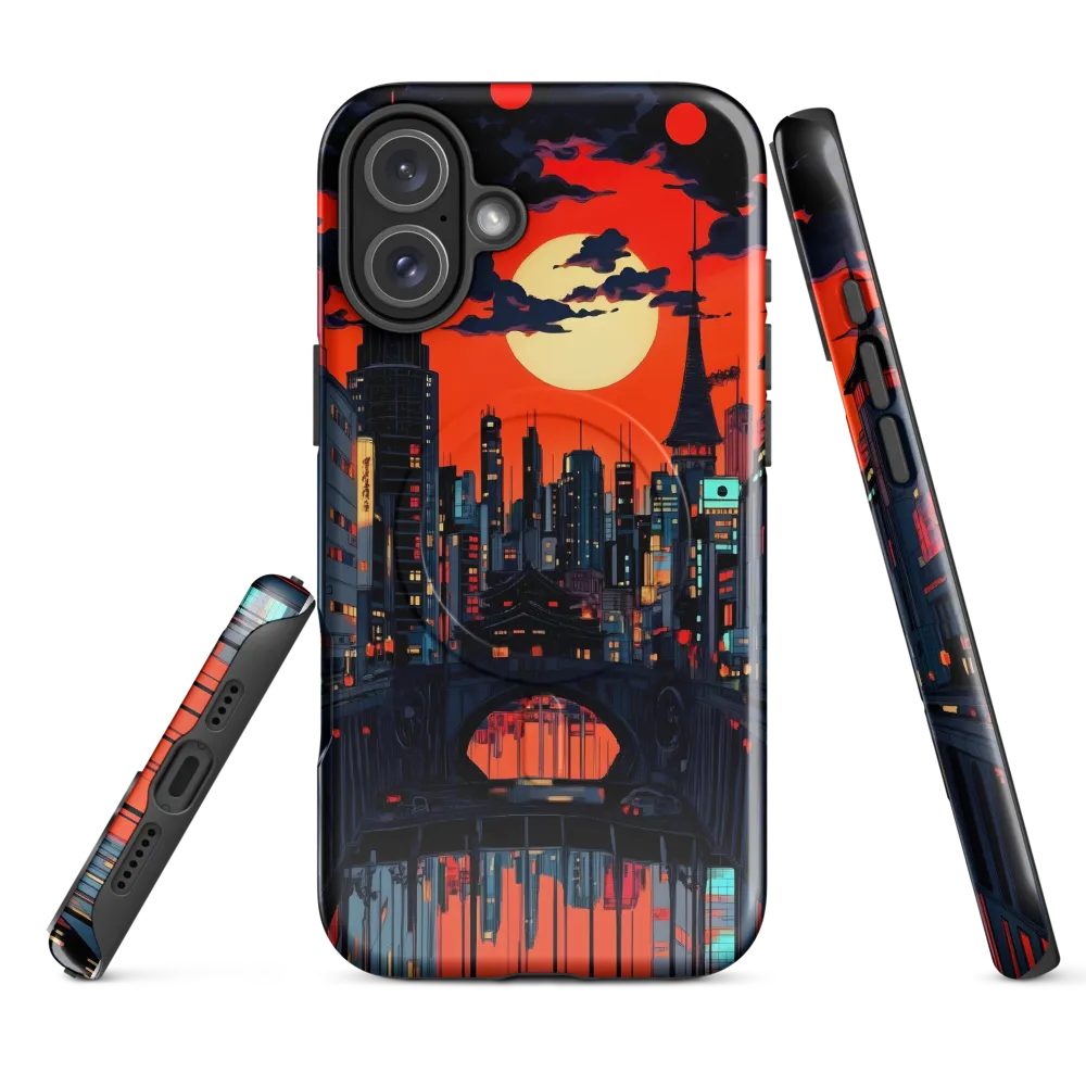Nightfall in a Neon City