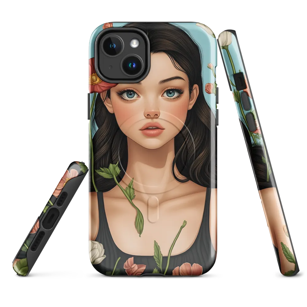Enveloped in Nature | Phone Case |  14 Plus | MagSafe® Tough Case | Glossy