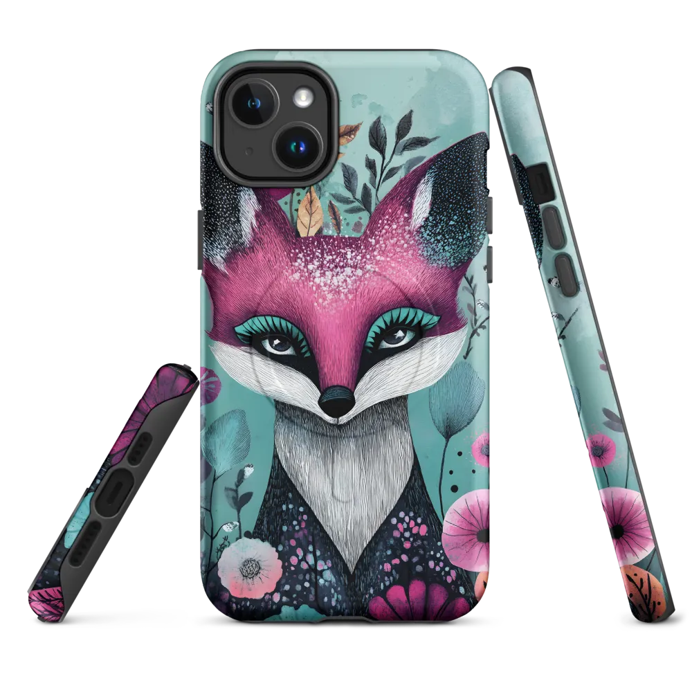 Whimsical Fox Among Blossoms