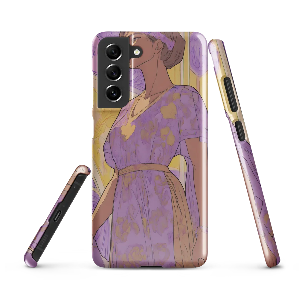 Elegance in Floral Harmony | Phone Case |  S21 FE | Snap Case | Glossy