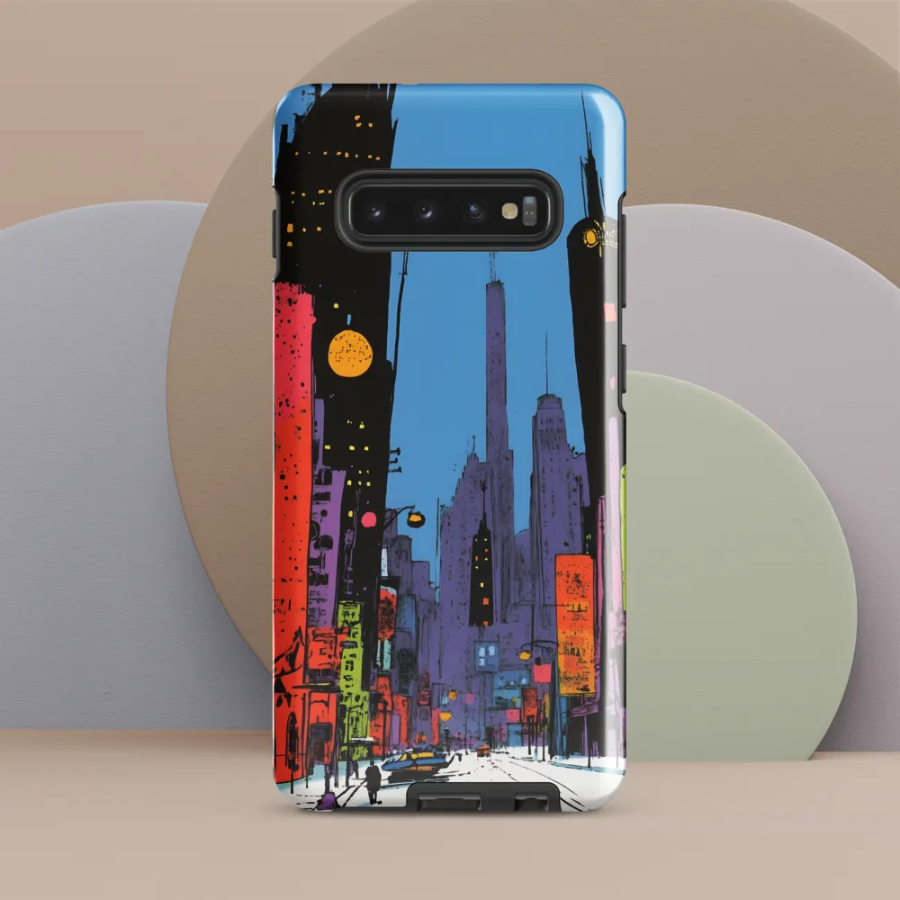 Neon City Dreams | Phone Case |  S10 Plus | Tough Case | Glossy