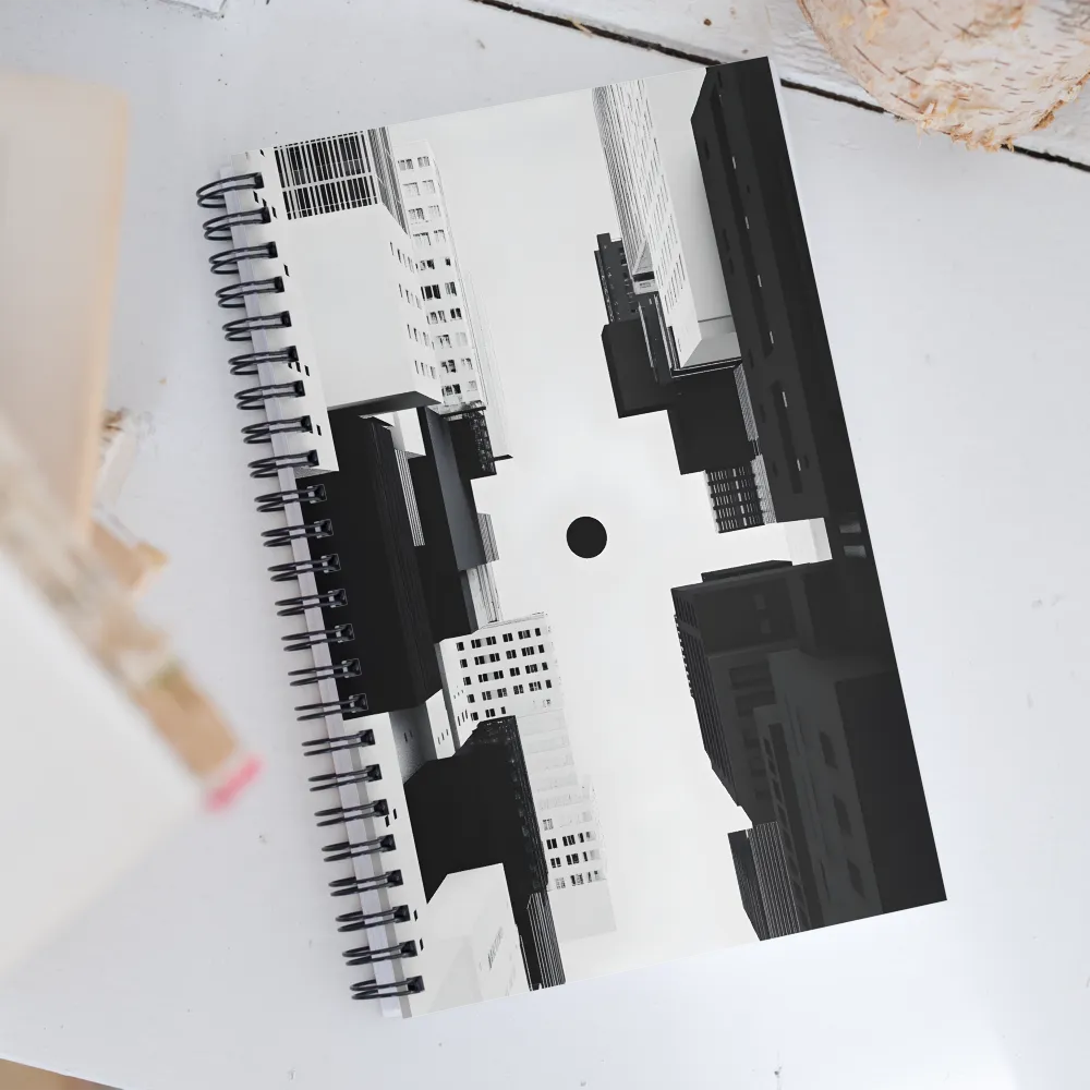 Urban Void: A Minimalist Exploration | Spiral Notebook