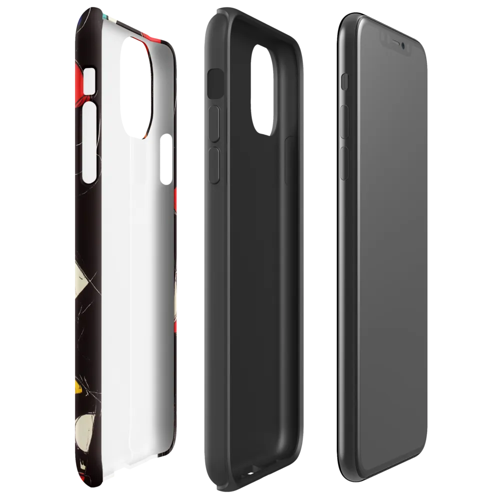 Vibrant Geometric Symphony | Phone Case |  11 Pro Max | Tough Case | Matte