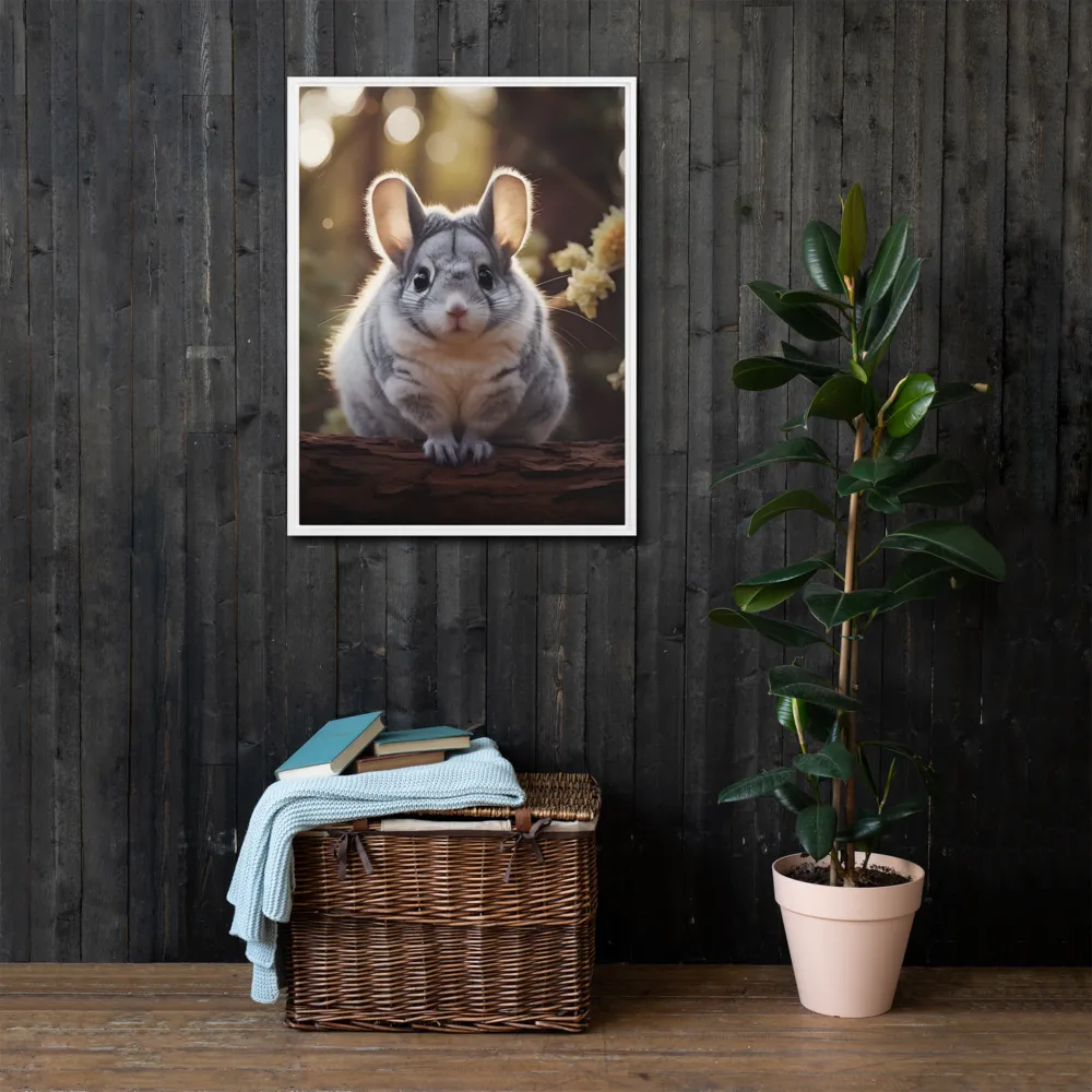 Curious Chinchilla in the Forest