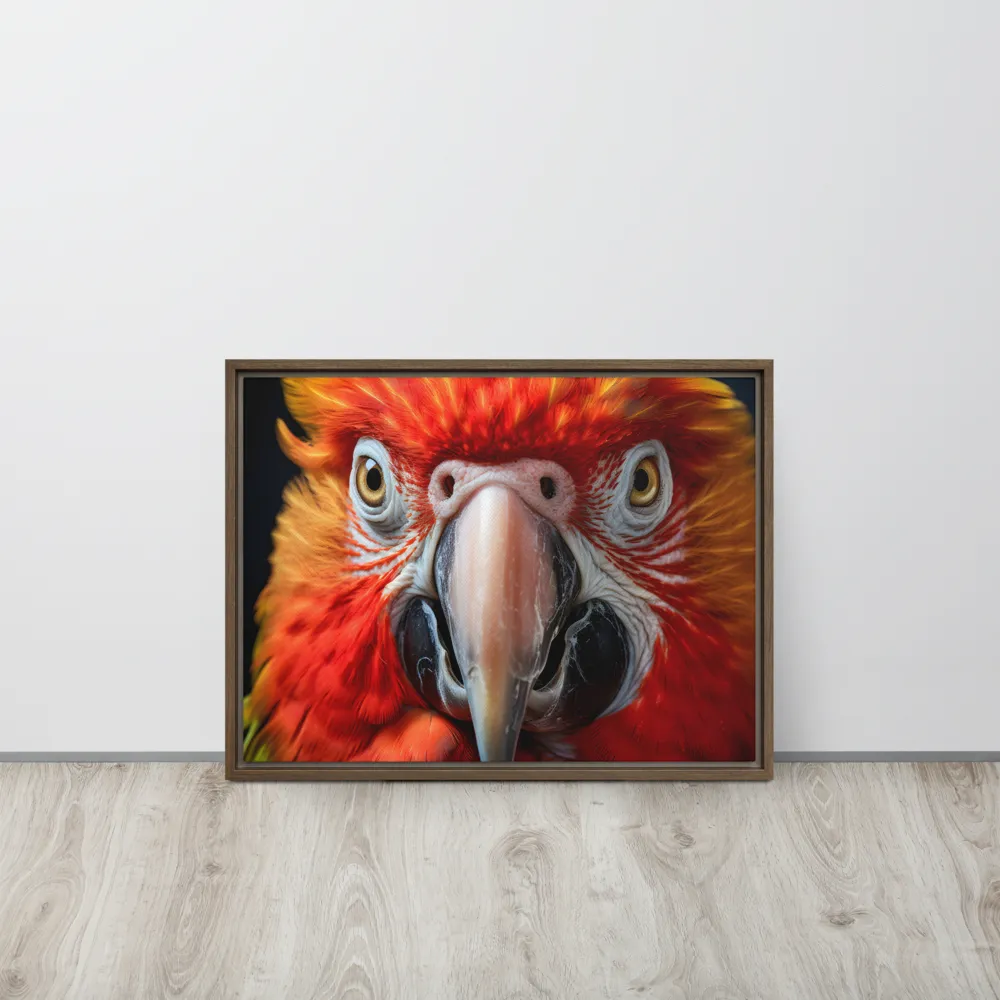 The Fiery Gaze of the Parrot