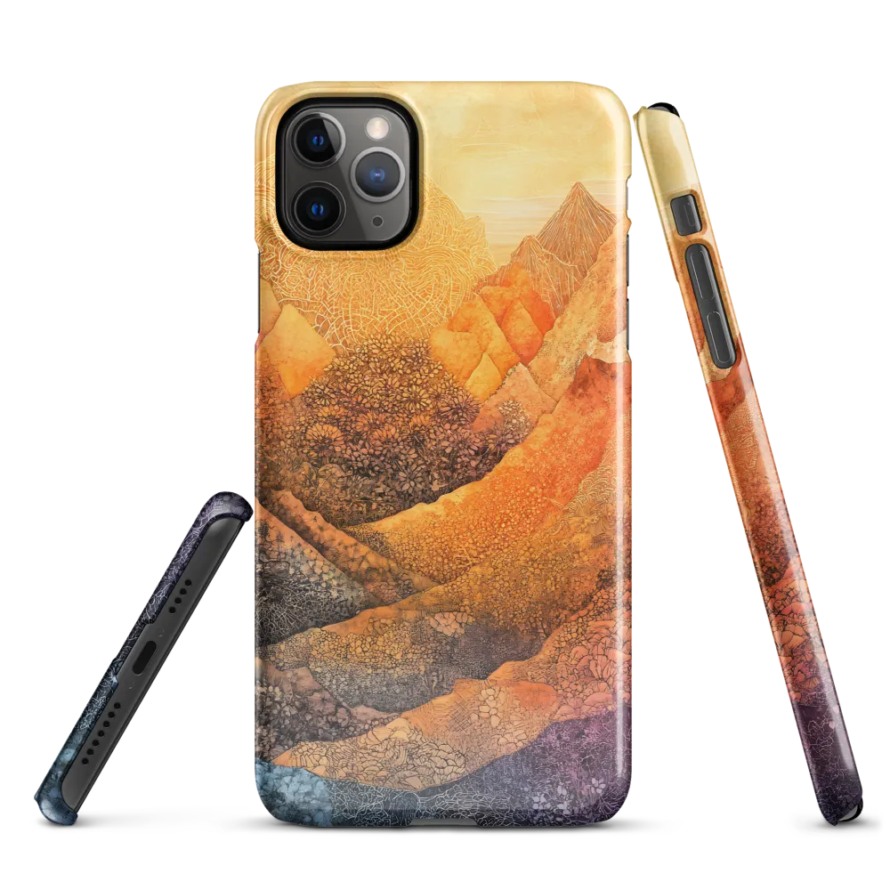 Serene Peaks of Color | Phone Case |  11 Pro Max | Snap Case | Glossy