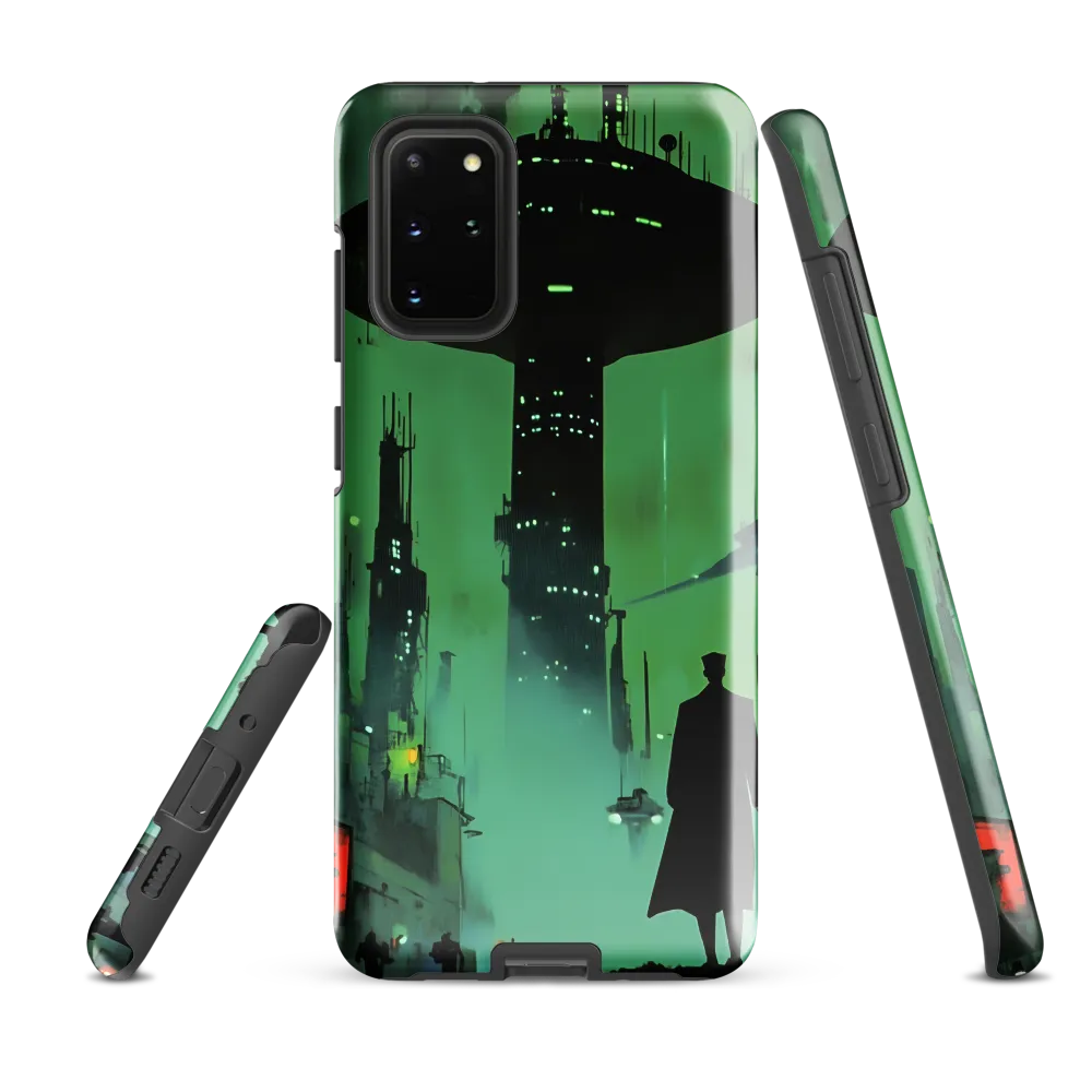 Green Spire Over the City