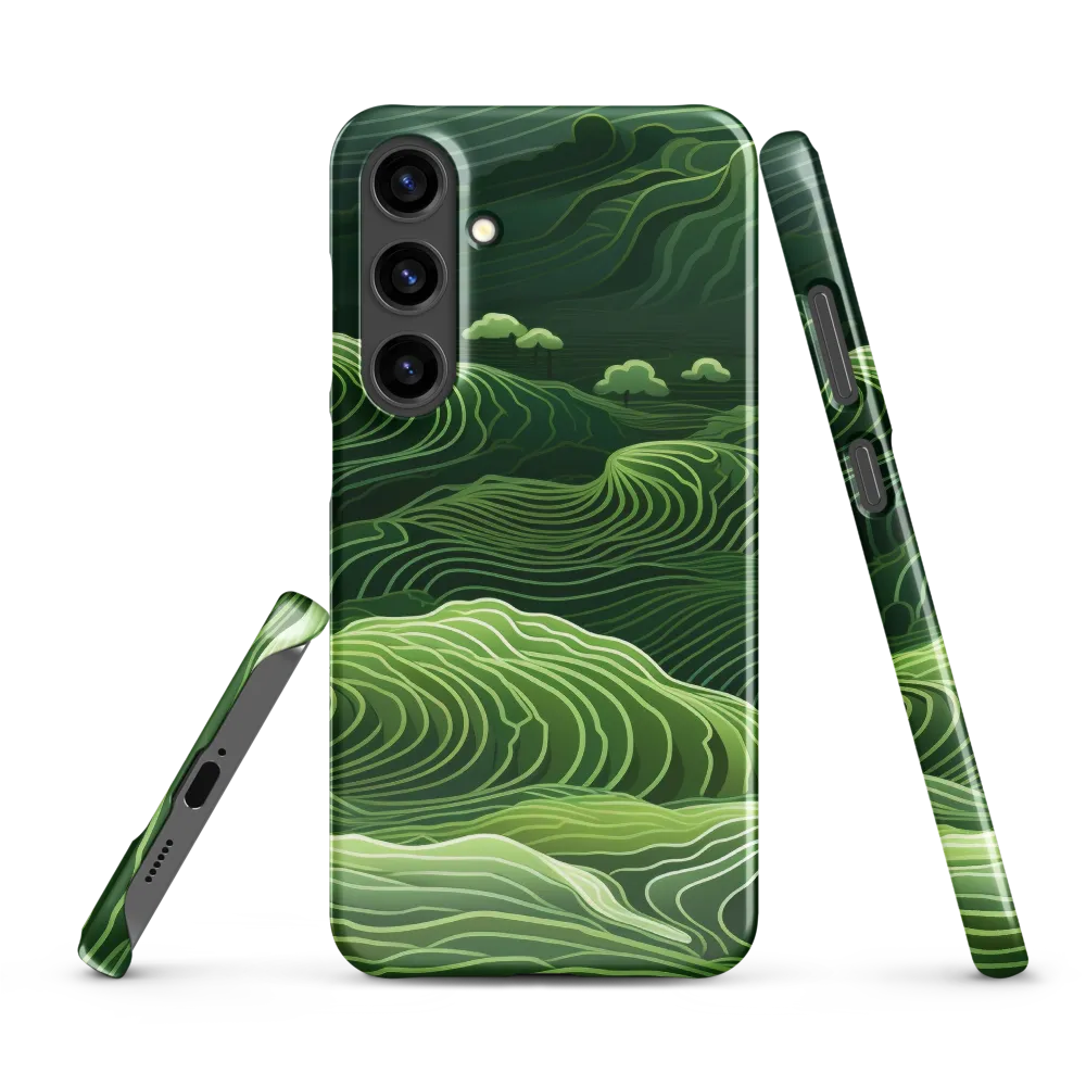 Whispers of Green Hills | Phone Case |  S24 Plus | Snap Case | Glossy