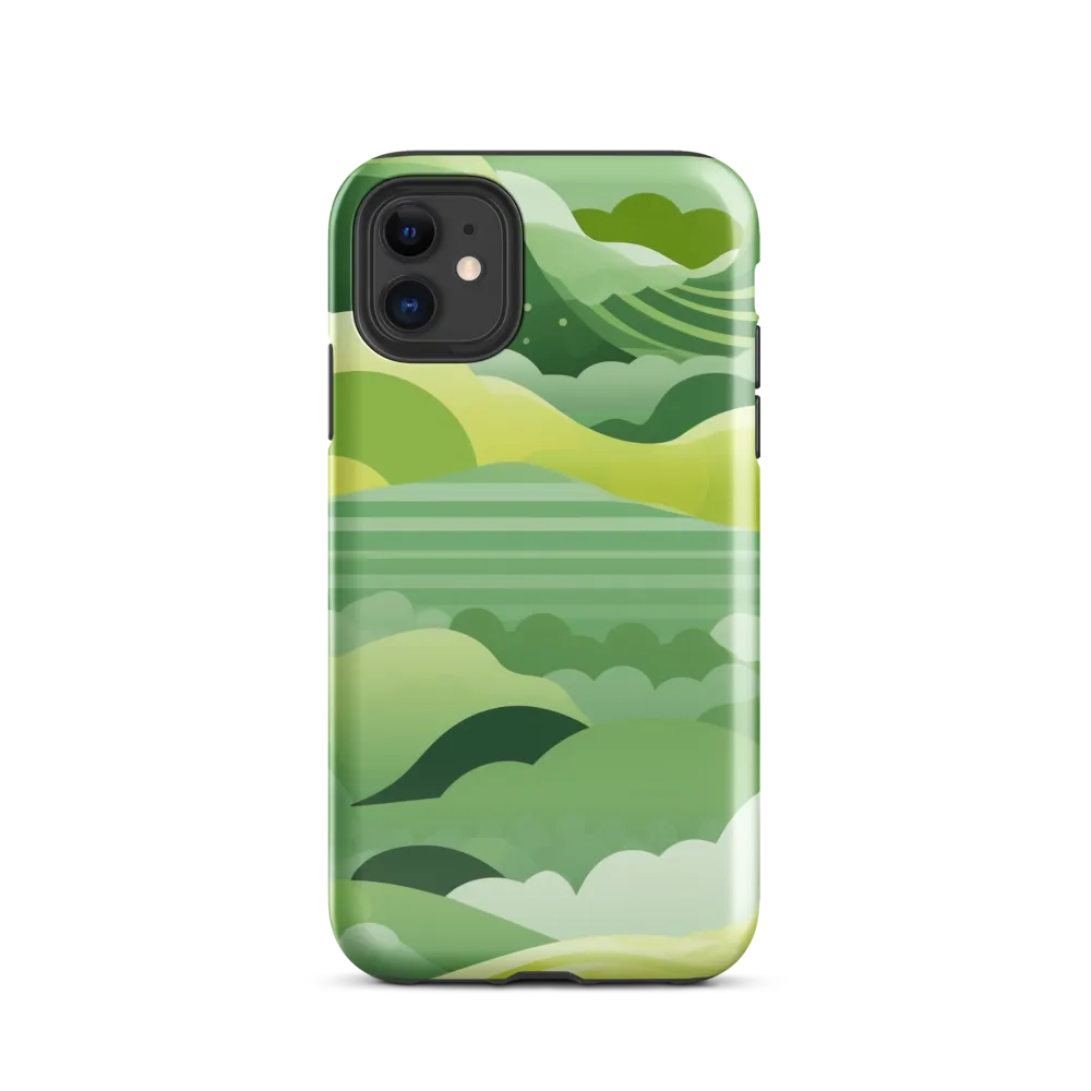 Tranquility in Green Waves