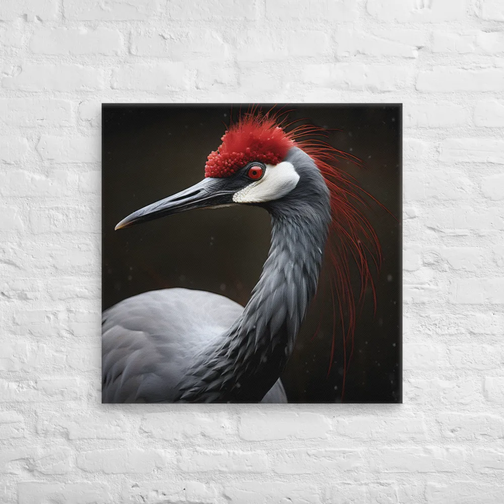 Ember-Crested Elegance | Canvas | 28″×28″