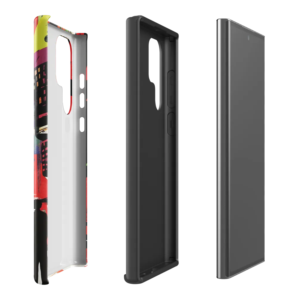 Urban Echoes: A Futuristic Reverie | Phone Case |  S22 Ultra | Tough Case | Glossy
