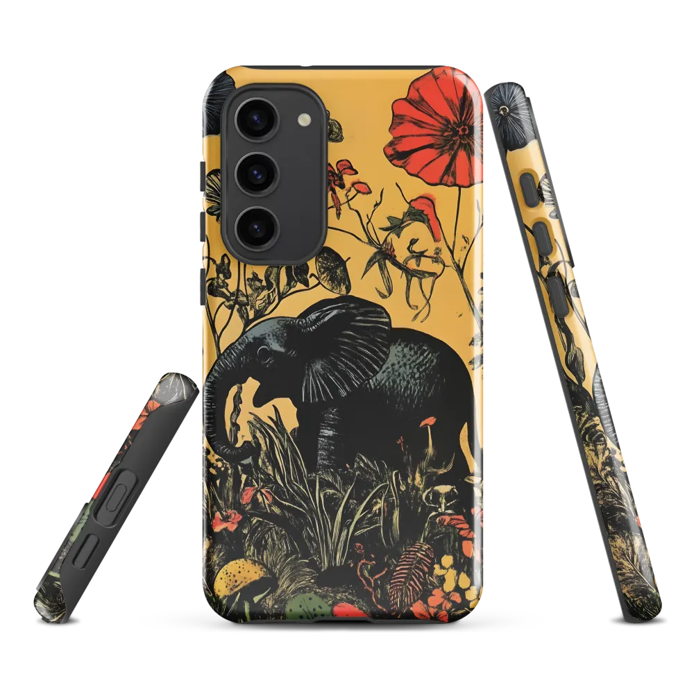 Floral Majesty: The Elephant's Sanctuary