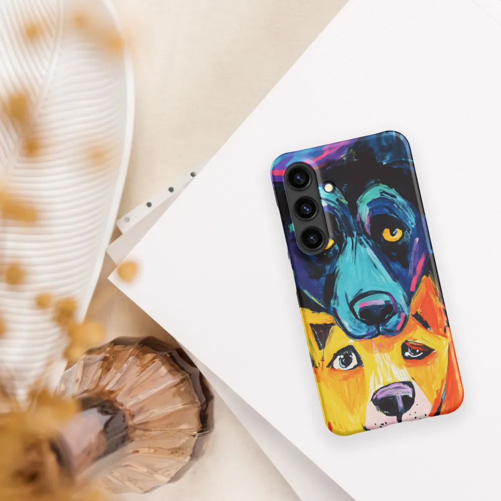 Vibrant Companions: An Expression of Canine Spirit