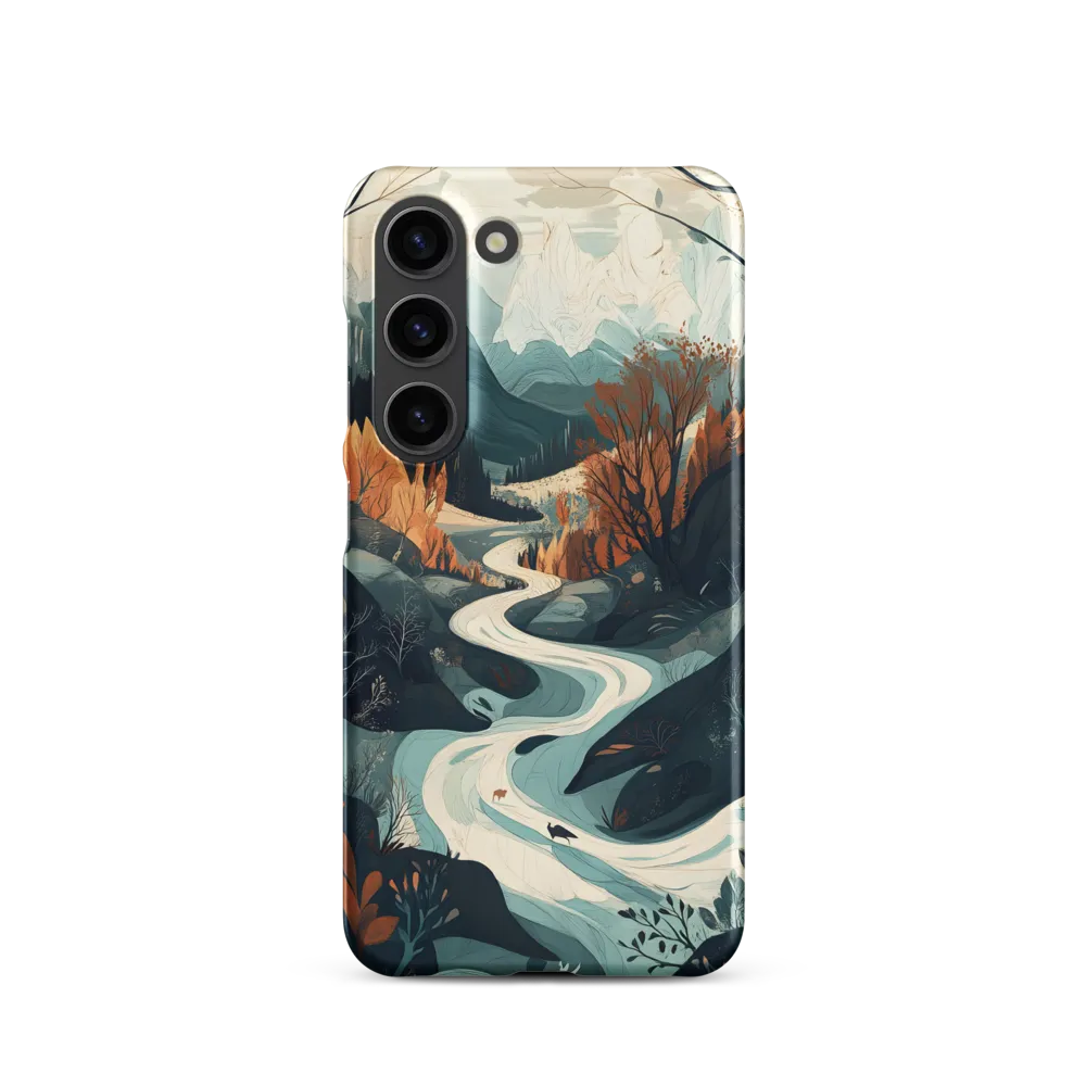 Winding Serenity: A Digital Landscape
