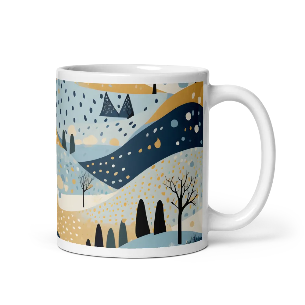 Whispers of a Playful Landscape | Mug with White inside | 11 oz