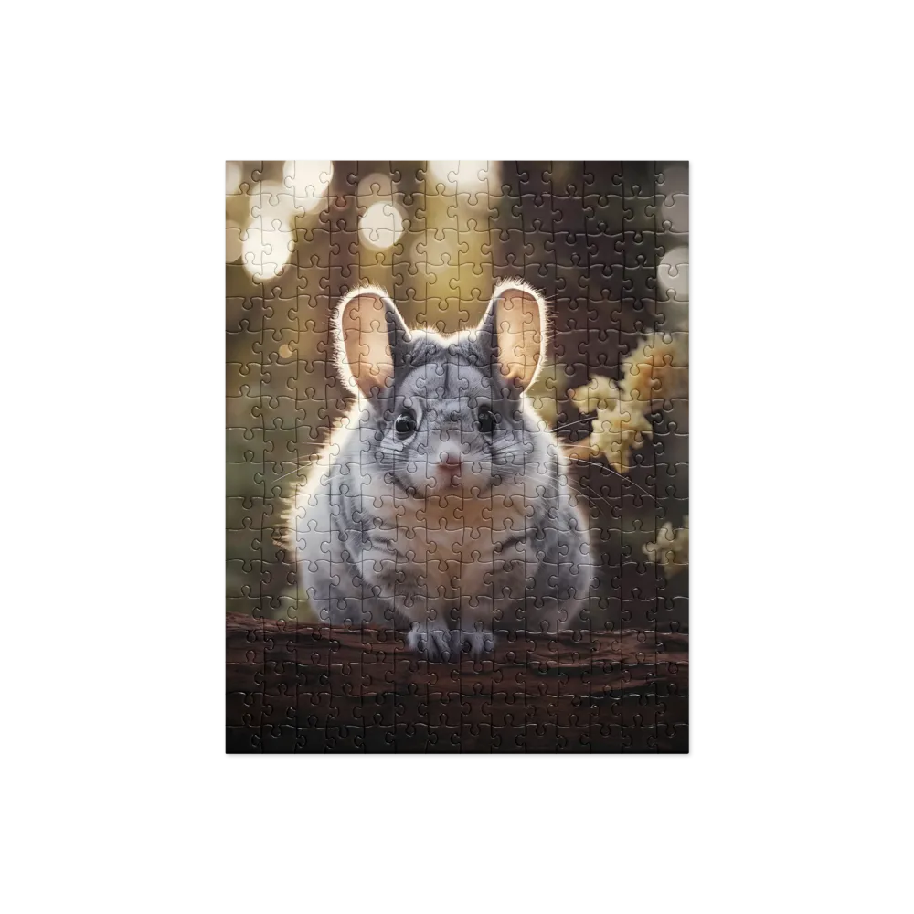 Curious Chinchilla in the Forest | Jigsaw Puzzle | 252 pieces