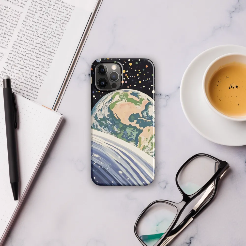Celestial View: A Surreal Journey Through Space | Phone Case |  12 Pro | Snap Case | Glossy