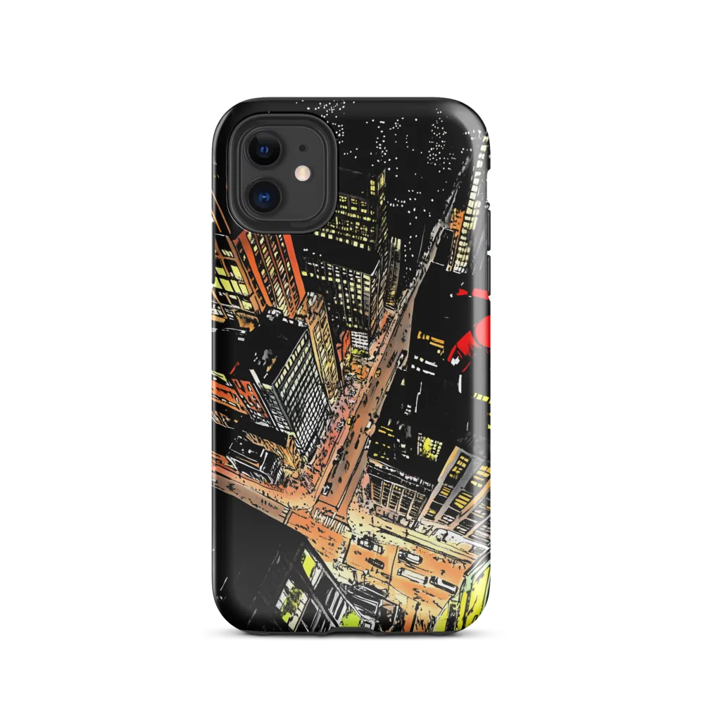 Urban Nightscape: A Bird's-eye View