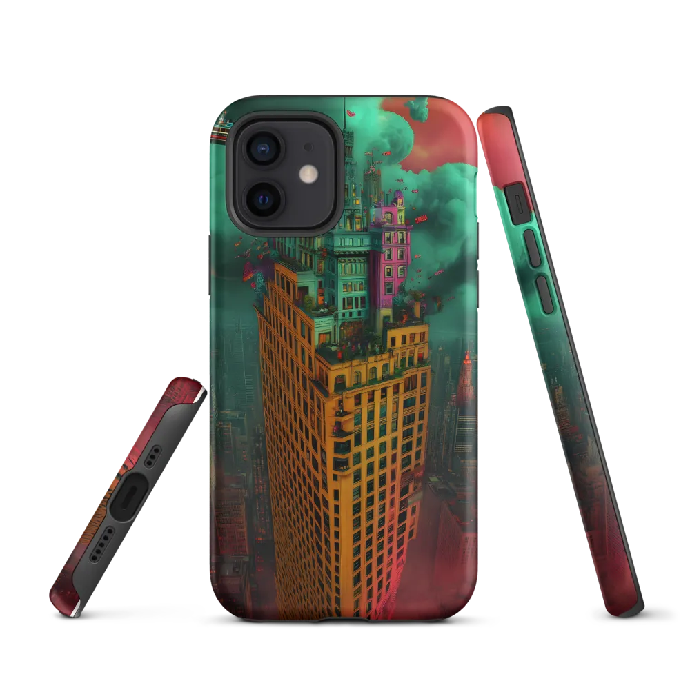 Architectural Dreams: A Surreal Cityscape | Phone Case |  12 | Tough Case | Matte