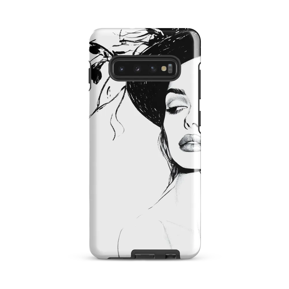 Elegance in Serenity | Phone Case |  S10 Plus | Tough Case | Glossy