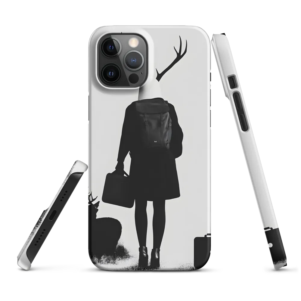 Antlered Reflections | Phone Case |  12 Pro Max | Snap Case | Matte