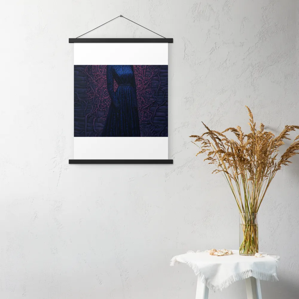 Veil of Enigma | Poster With Black Wood Hanger | 18″×24″