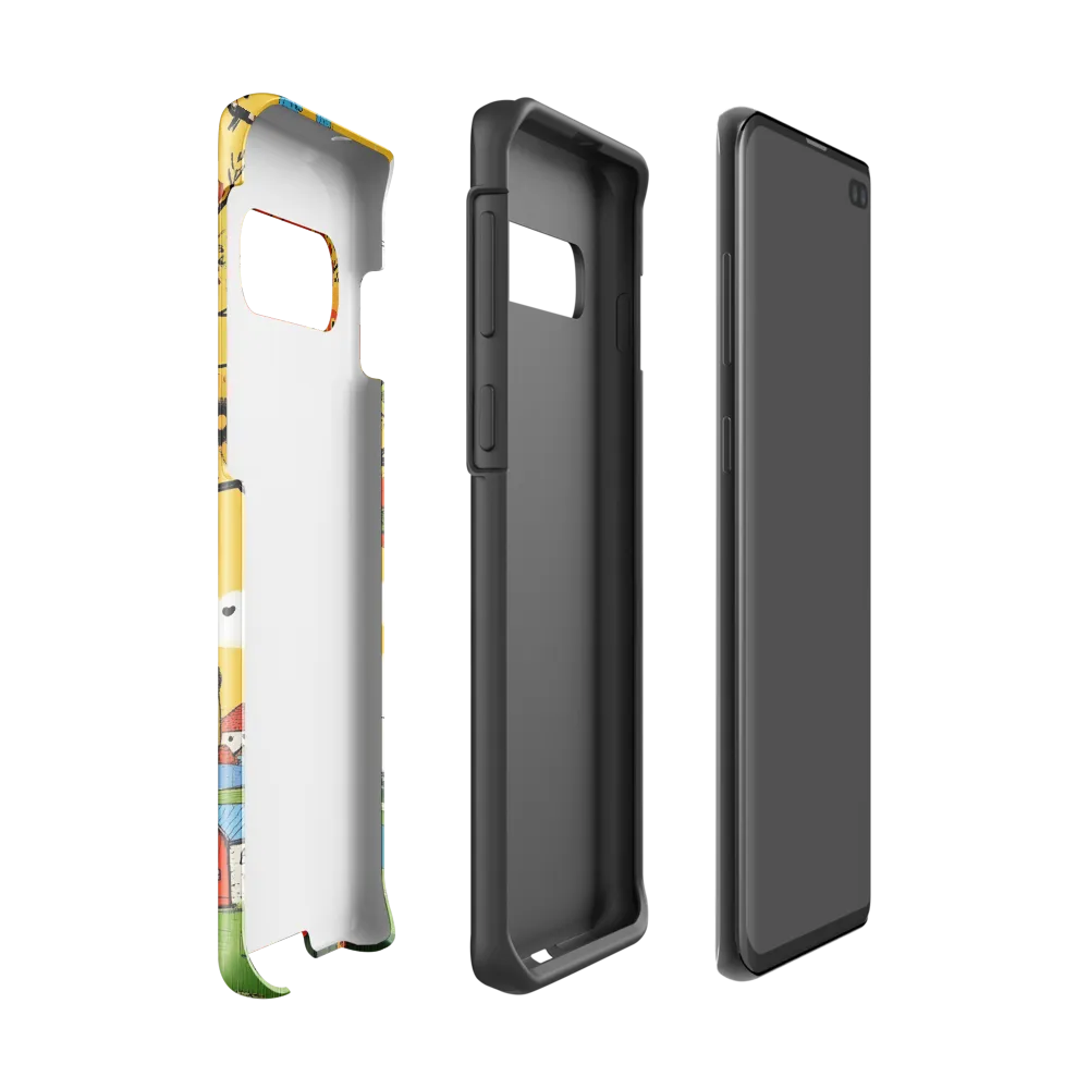 Whimsical Blooms of Life | Phone Case |  S10 | Tough Case | Glossy
