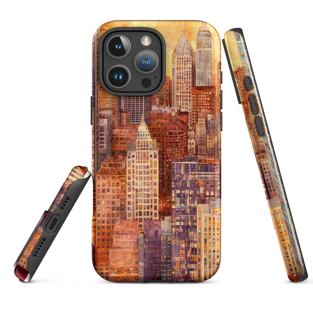 Golden Hour Over the City | Phone Case |  16 Pro Max | MagSafe® Tough Case | Matte