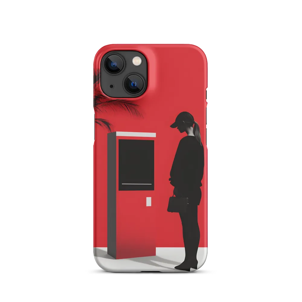 Contemplation in Red | Phone Case |  14 | Snap Case | Matte