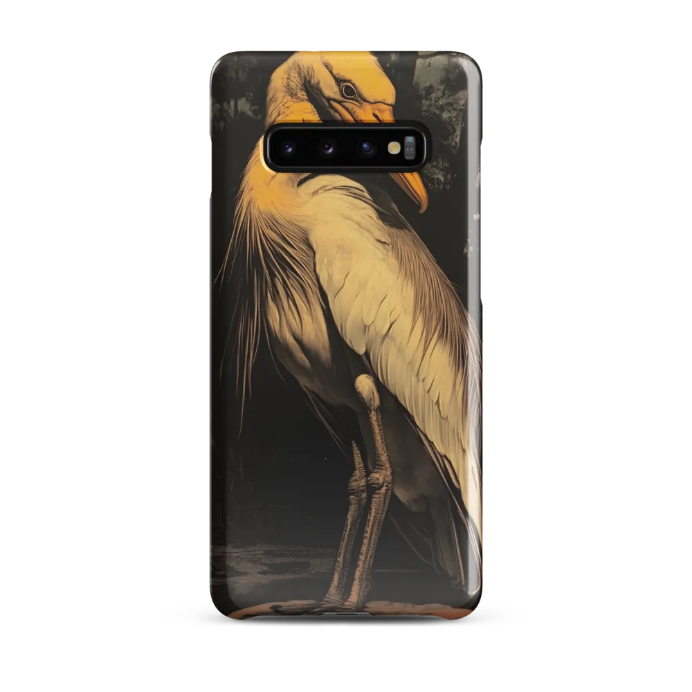 Majestic Egret in Twilight | Phone Case |  S10 Plus | Snap Case | Glossy