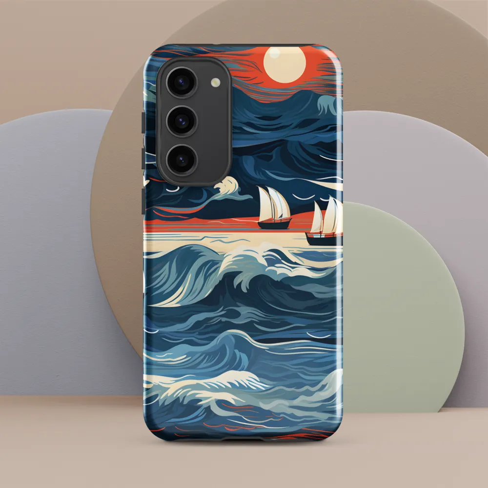 Ocean Whispers: A Voyage at Dusk