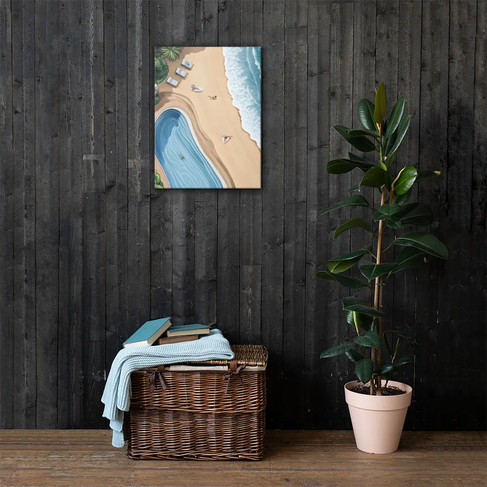 Serenity by the Shore | Canvas | 18″×24″