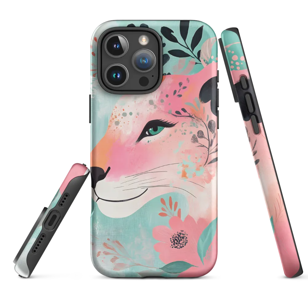 Whimsical Majesty: A Floral Lion