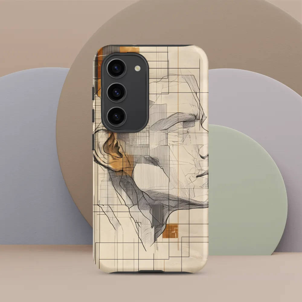 Geometric Reverie | Phone Case |  S23 | Tough Case | Matte