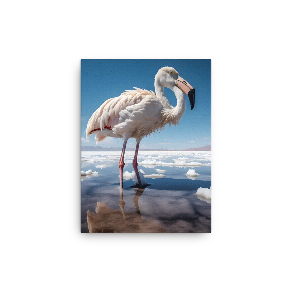 Graceful Solitude of a Flamingo