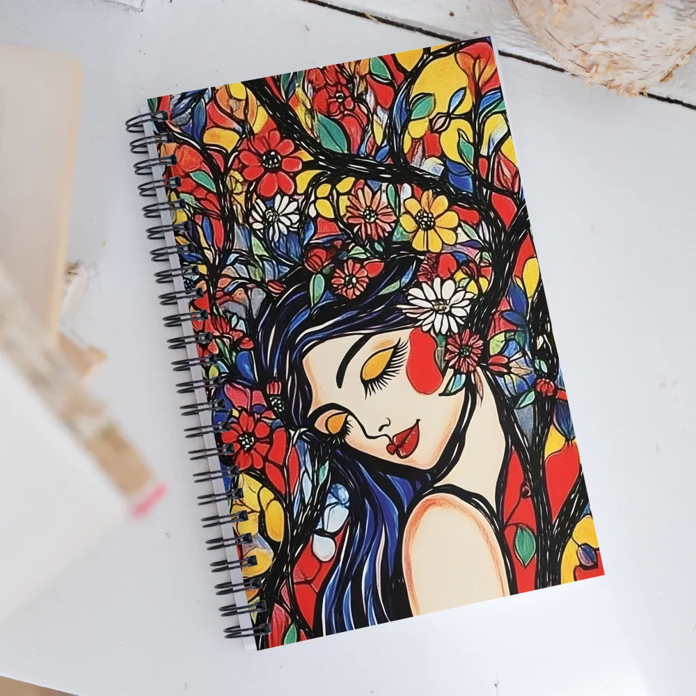 Harmony in Bloom | Spiral Notebook