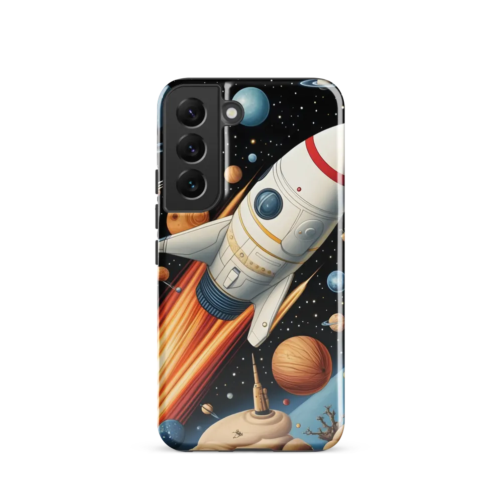 Journey Through the Cosmos | Phone Case |  S22 | Tough Case | Glossy