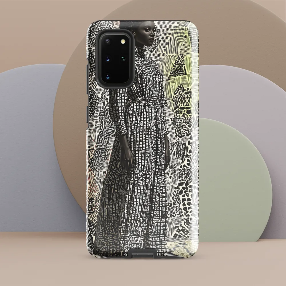Elegance in Abstract Patterns | Phone Case |  S20 Plus | Tough Case | Glossy