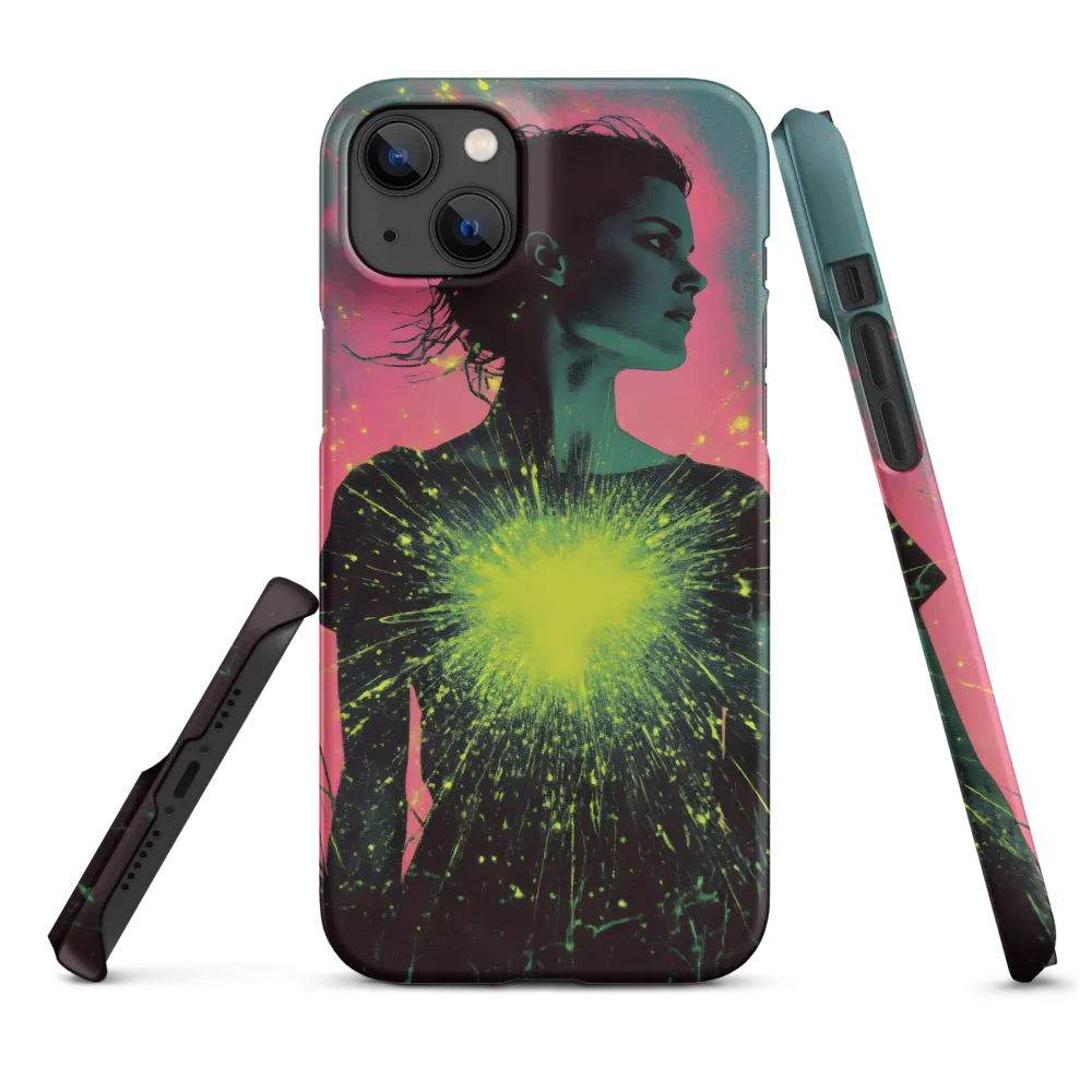 Cosmic Heart: A Surreal Portrait of Strength