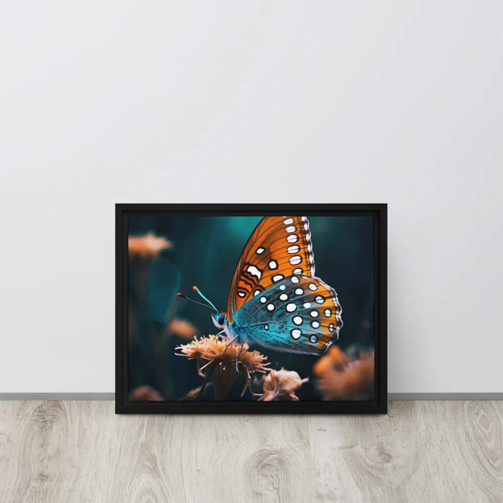 Whispers of Color: The Butterfly's Embrace